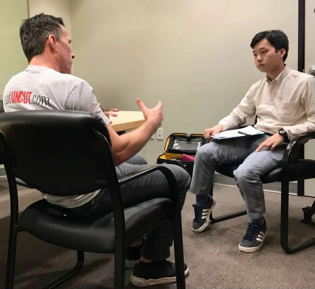 Danny O’Malley in a one-to-one coaching conversation
